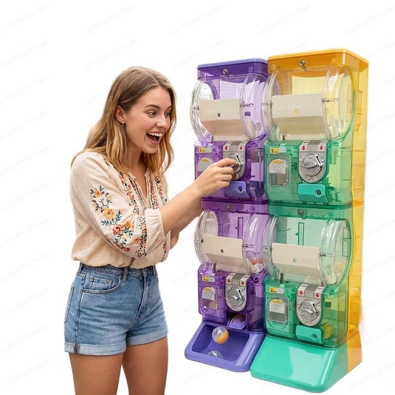 Şeffaf Beyaz İki Katlı Gashapo - Arcade Vending Machines incelemesi ve fiyatı